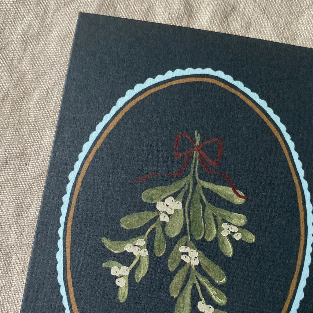 Mistletoe card - Olde Glory