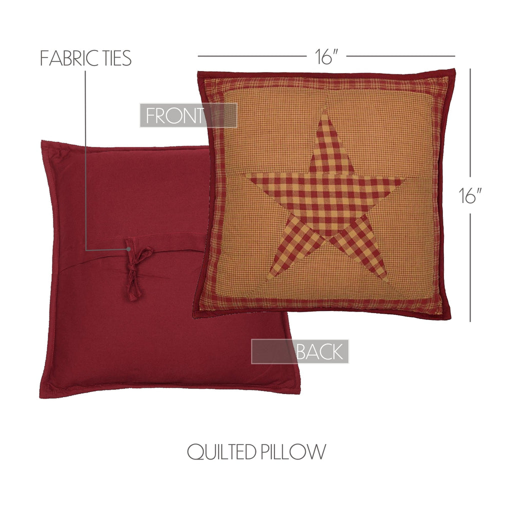 Ninepatch Star Cushion - Olde Glory