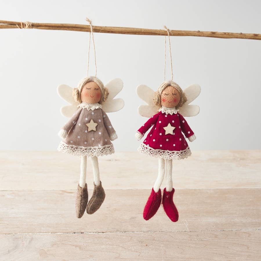 Polka Dot Hanging Fairy - Olde Glory