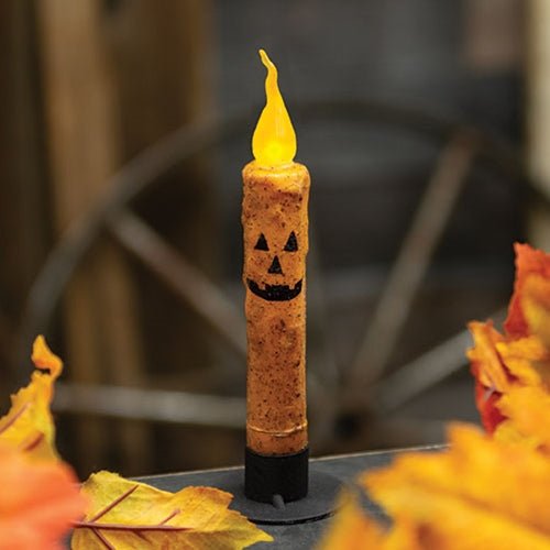 Rustic Jack O' Lantern Timer Candle - Olde Glory