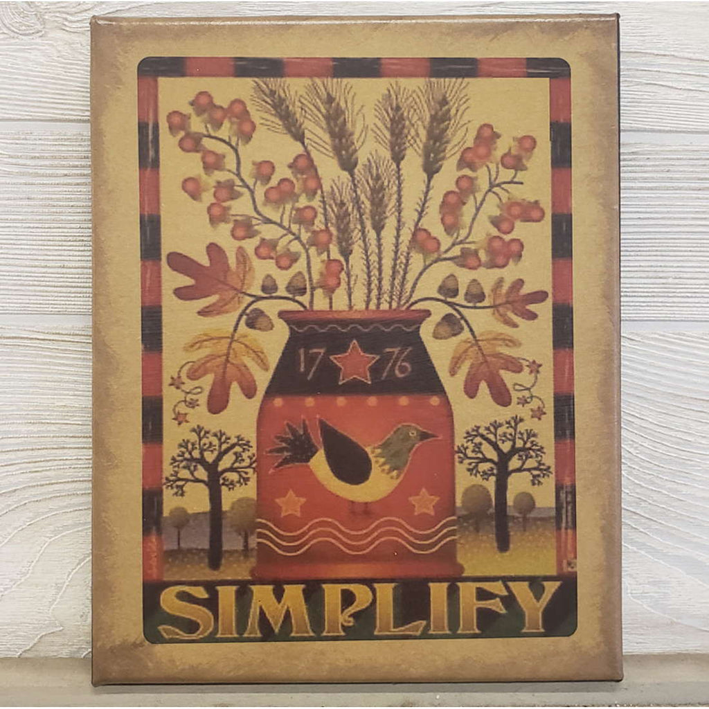 Simplify Folk Art Canvas - Olde Glory