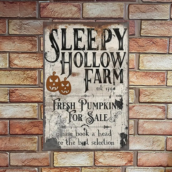Sleepy Hollow Farm Metal Sign - Olde Glory