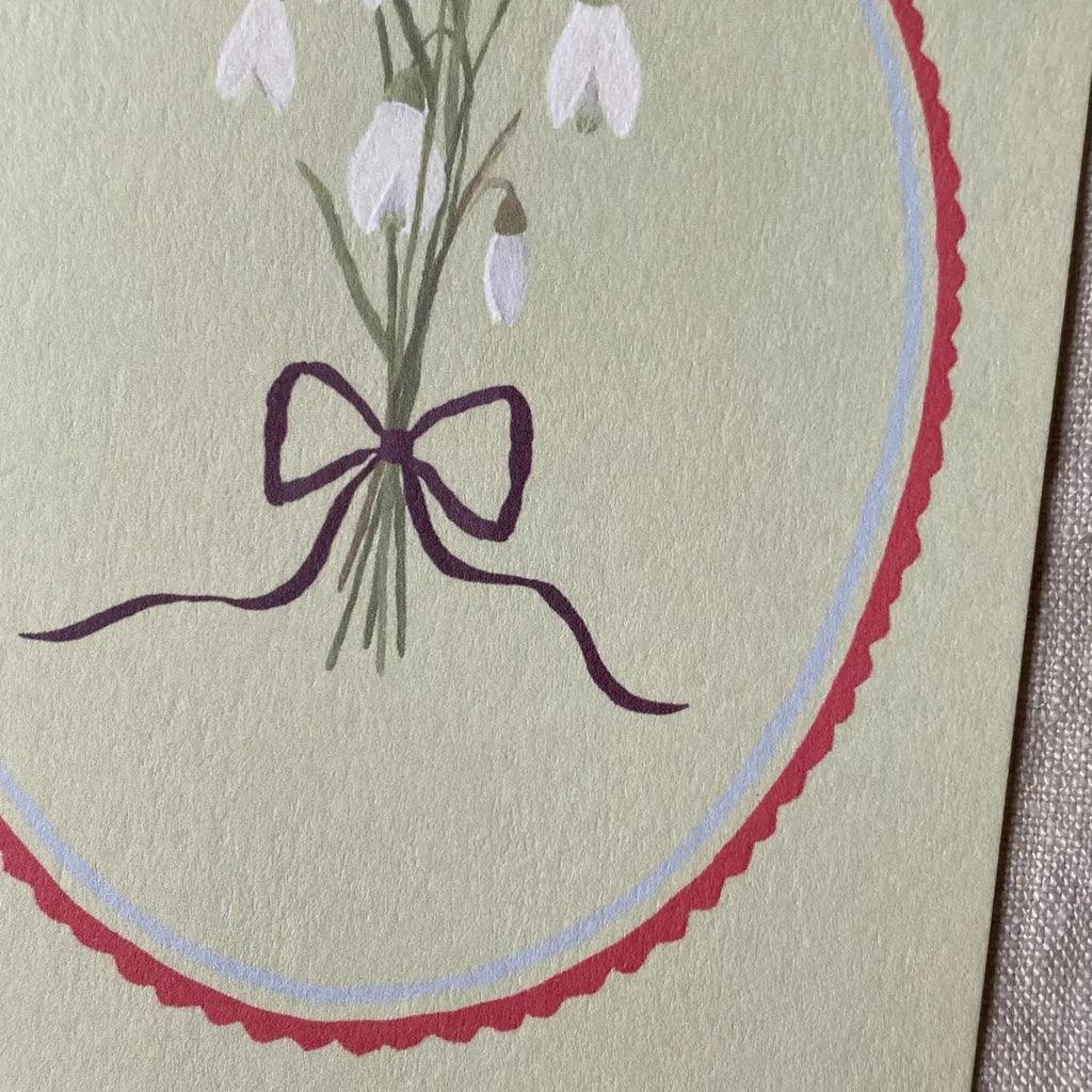 Snowdrops card - Olde Glory