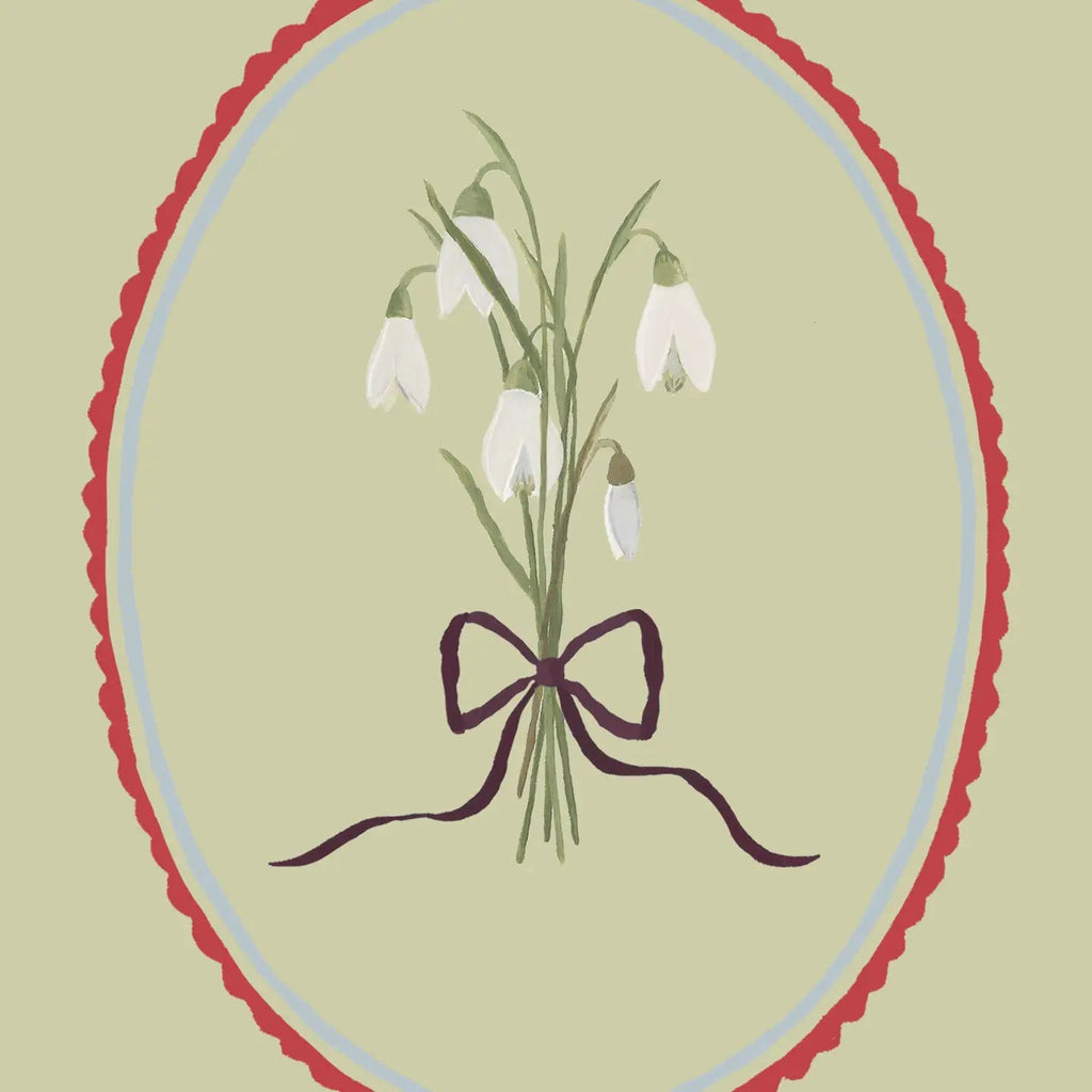 Snowdrops card - Olde Glory