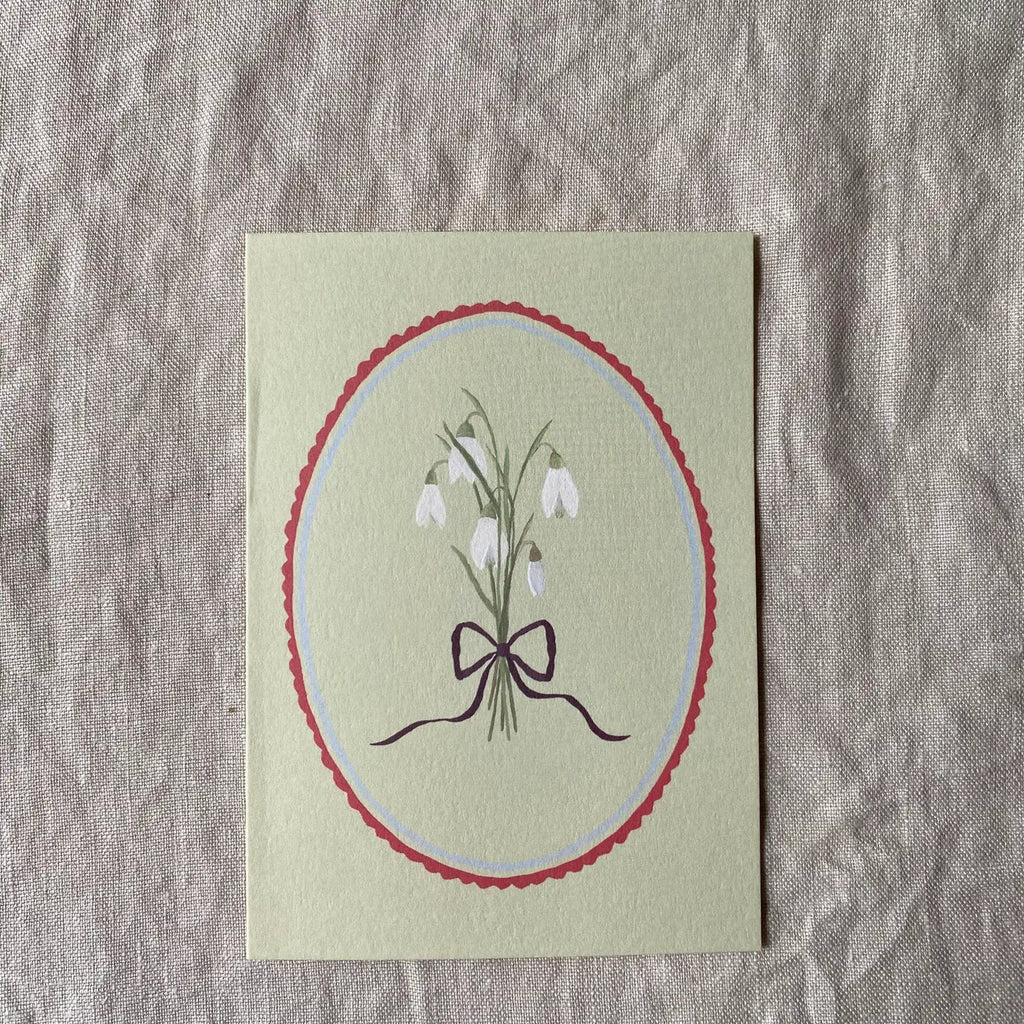 Snowdrops card - Olde Glory