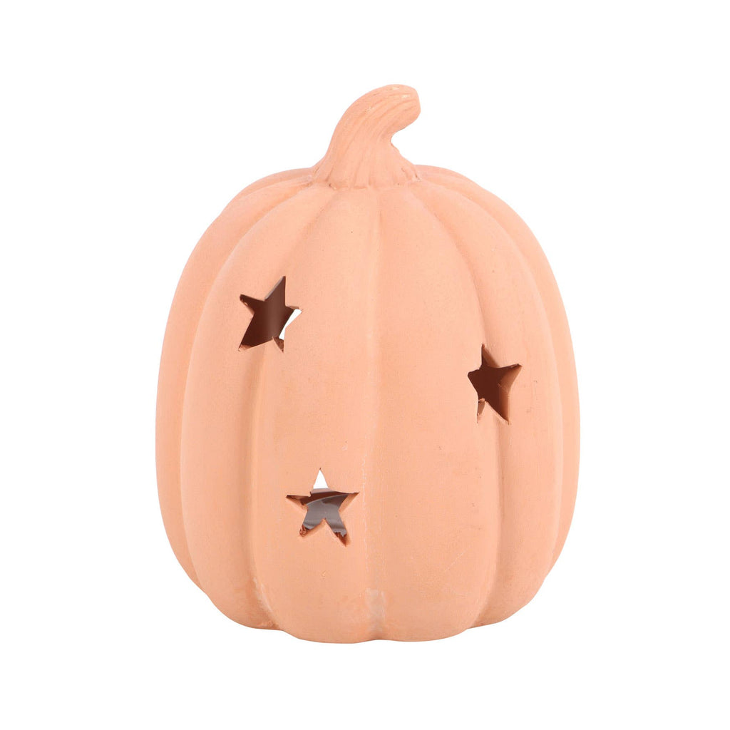 Terracotta Pumpkin Tealight Holder - Olde Glory