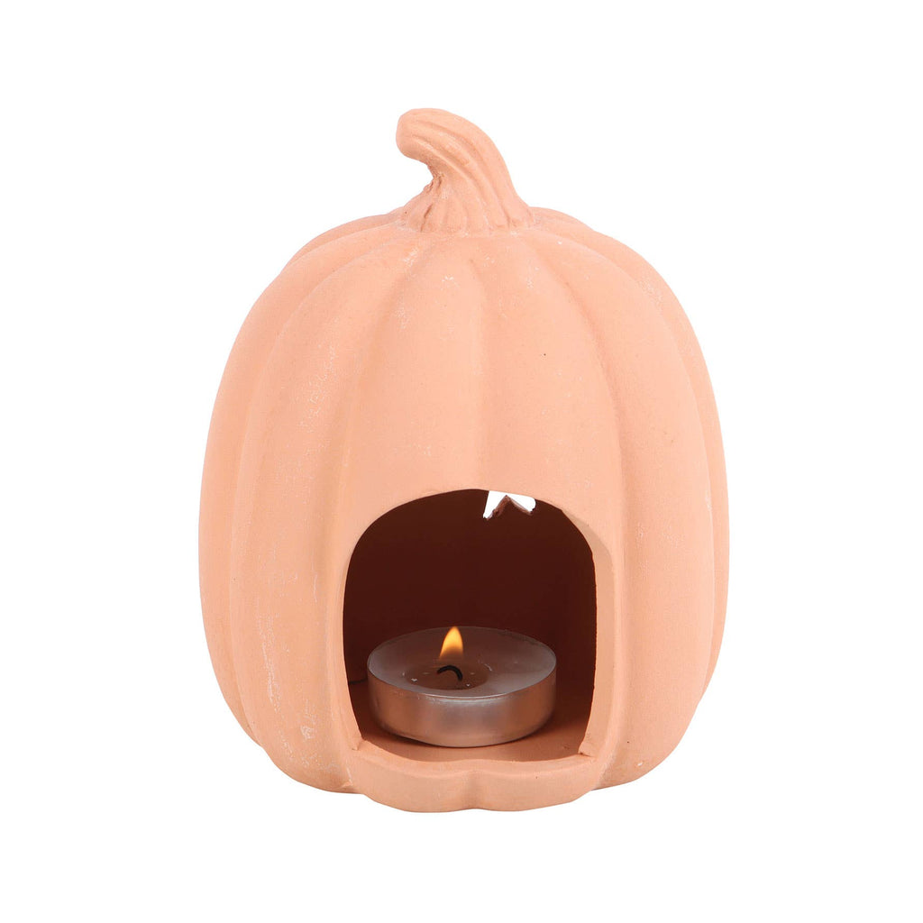 Terracotta Pumpkin Tealight Holder - Olde Glory