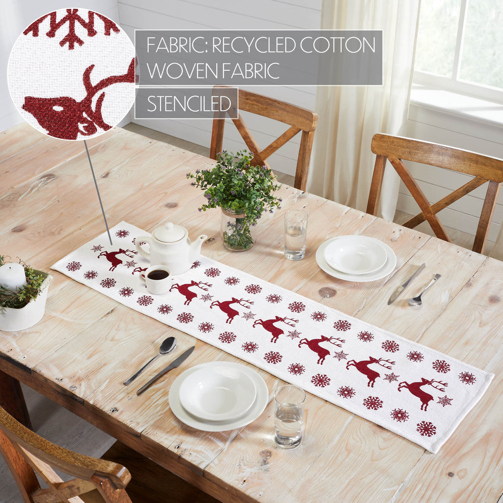 Scandi Snowflake Table Runner