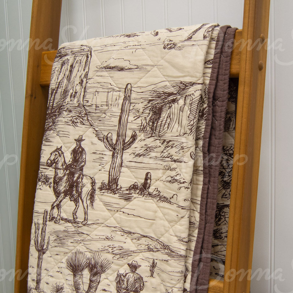 Vintage Style Cowboy Throw - Olde Glory