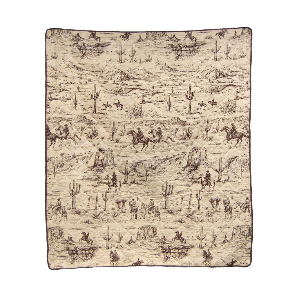 Vintage Style Cowboy Throw - Olde Glory