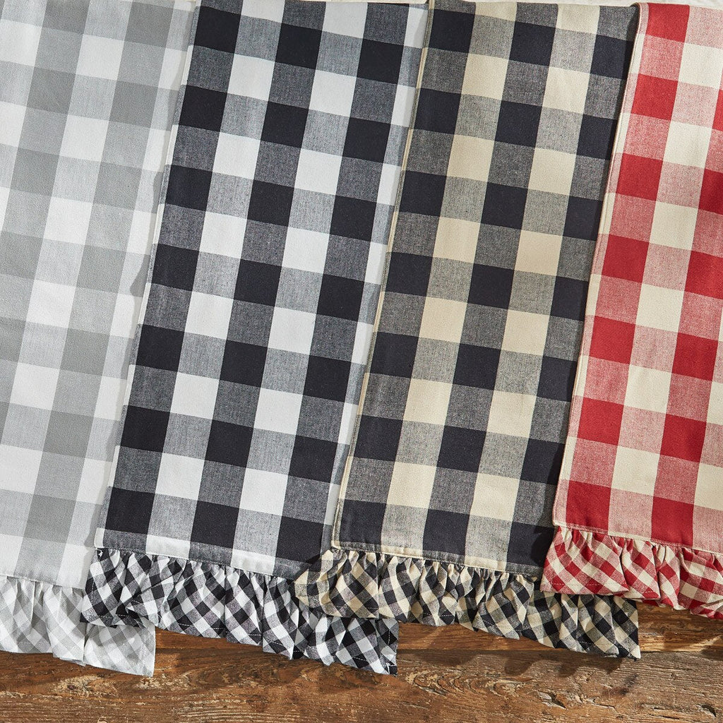 Wicklow Black Check Table Runner - Olde Glory