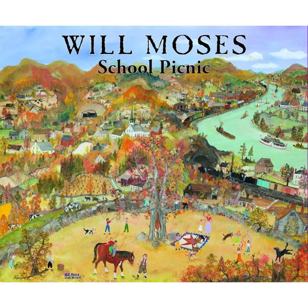 Will Moses School Picnic Jigsaw Puzzle - Olde Glory