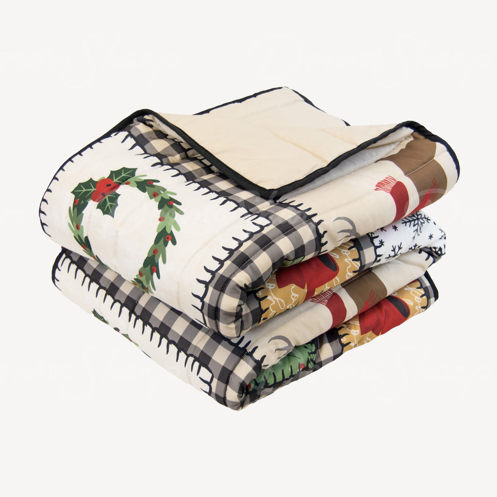 Winter Cottage Lightweight Throw - Olde Glory