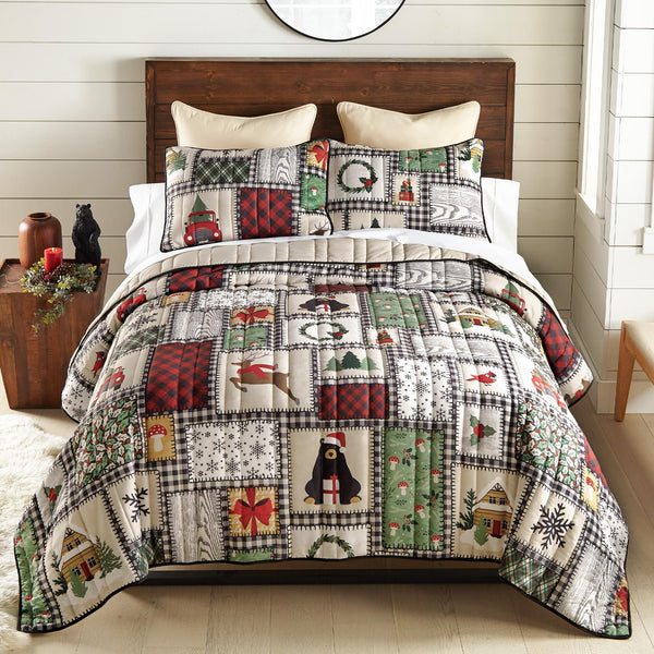 Winter Cottage Quilt Set - Olde Glory