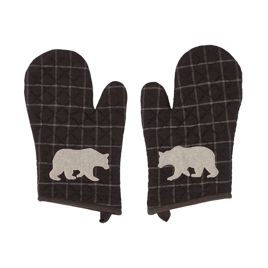 Wyatt Bear Oven Mitt Set - Olde Glory