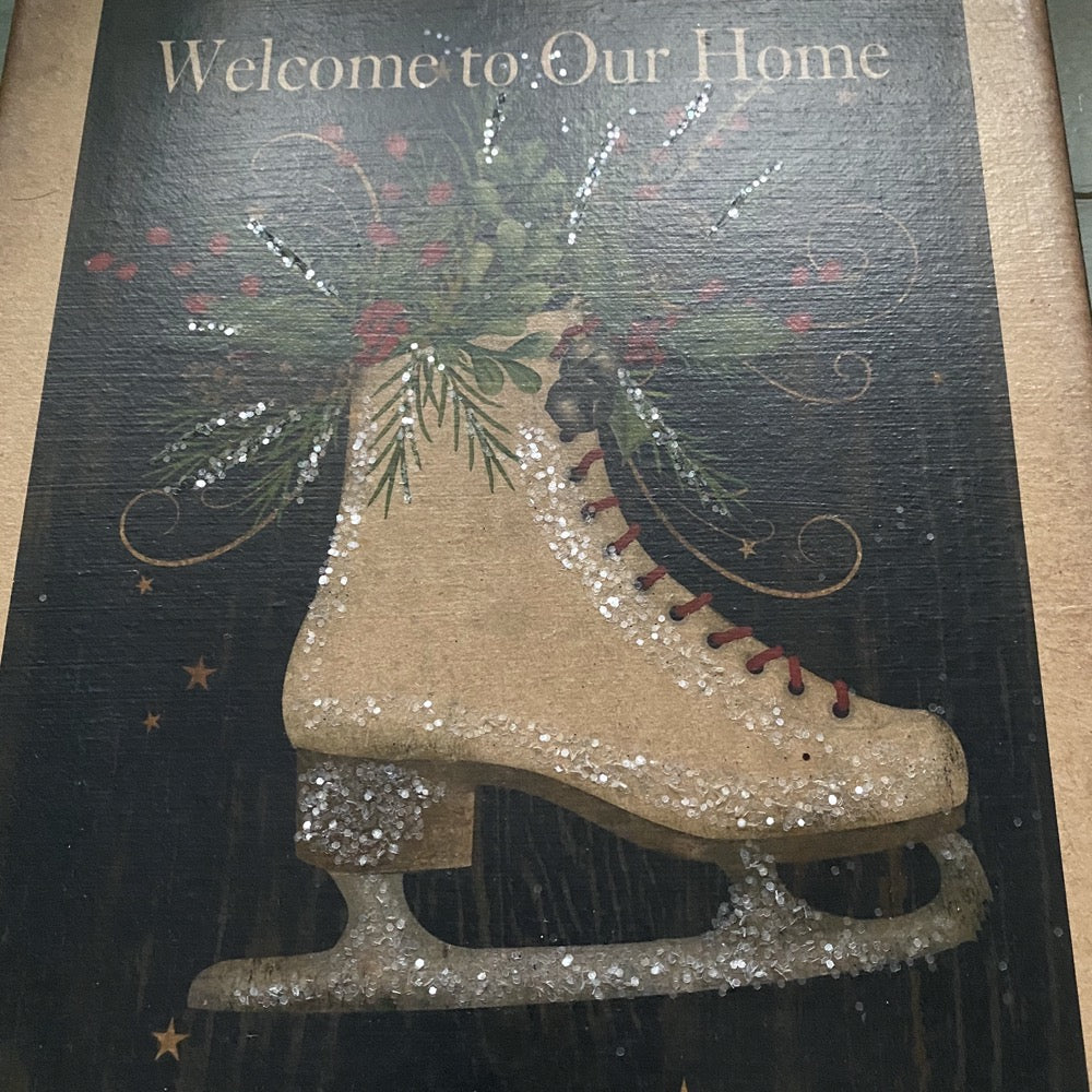 Glitter Accents on Skate