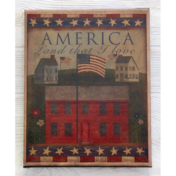 America Land That I Love Canvas - Olde Glory