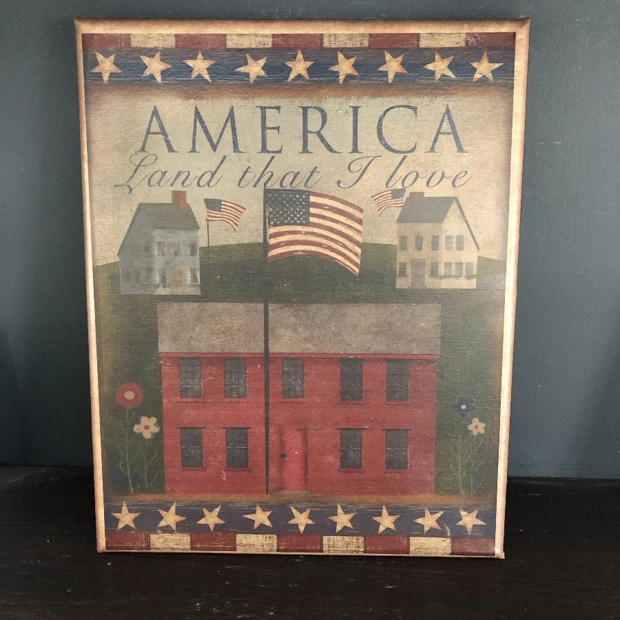 America Land That I Love Canvas - Olde Glory