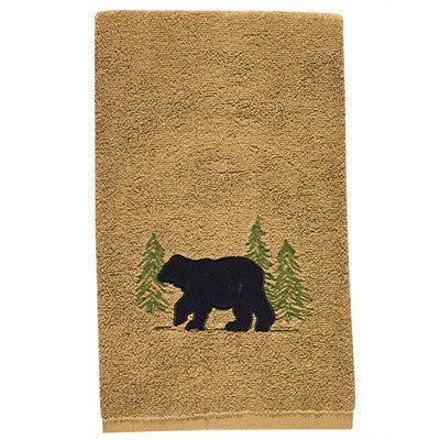 Bear and Trees Fingertip Towel - Olde Glory