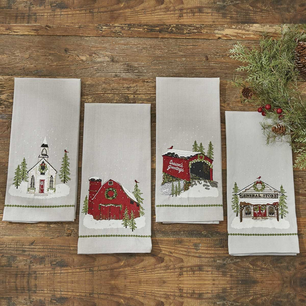 Christmas Barn Towel - Olde Glory