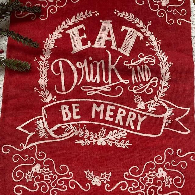 Eat Drink and Be Merry Towel - Olde Glory