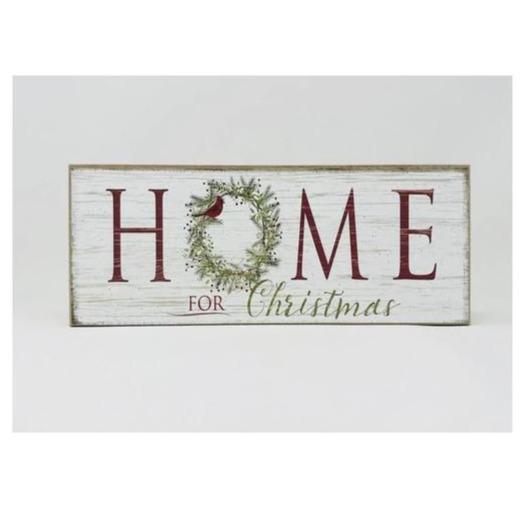 Home for Christmas Wreath Block - Olde Glory