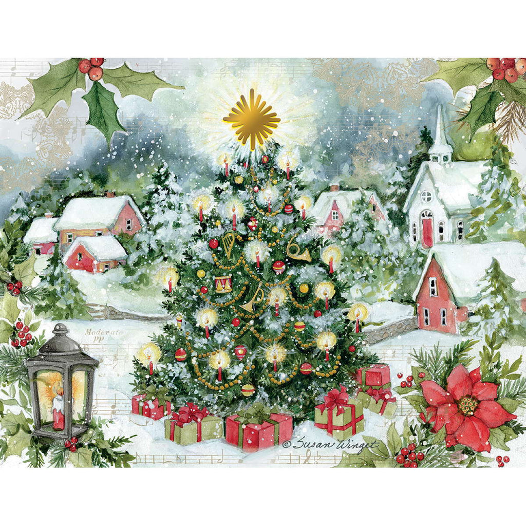 Lang Christmas Tree Boxed Cards - Olde Glory