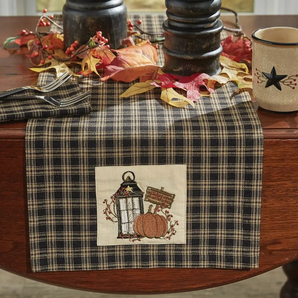 Lantern and Pumpkin Table Runner - Olde Glory