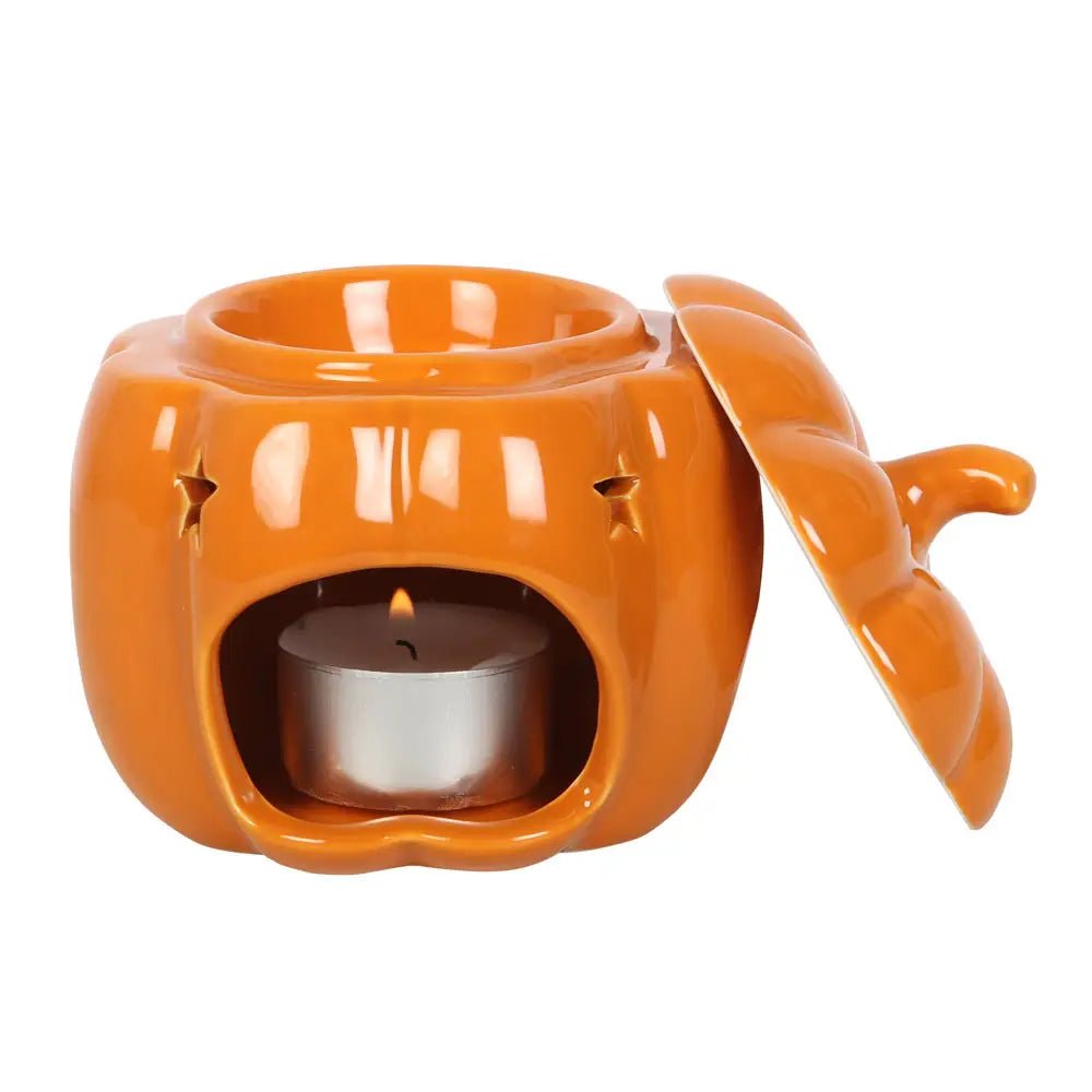 Orange Pumpkin Oil Burner and Wax Warmer - Olde Glory