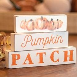 Pumpkin Patch Block Set - Olde Glory