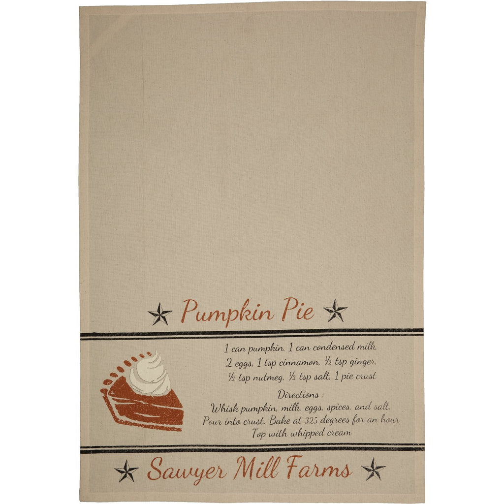 Set of 2 Pumpkin Pie Harvest Tea Towels - Olde Glory