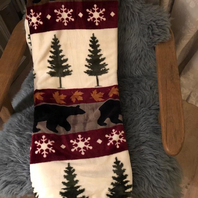 Tall Pines Plush Throw - Olde Glory