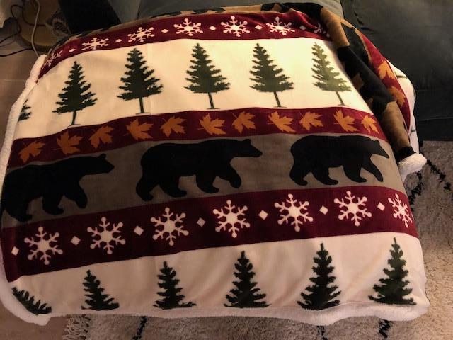 Tall Pines Plush Throw - Olde Glory