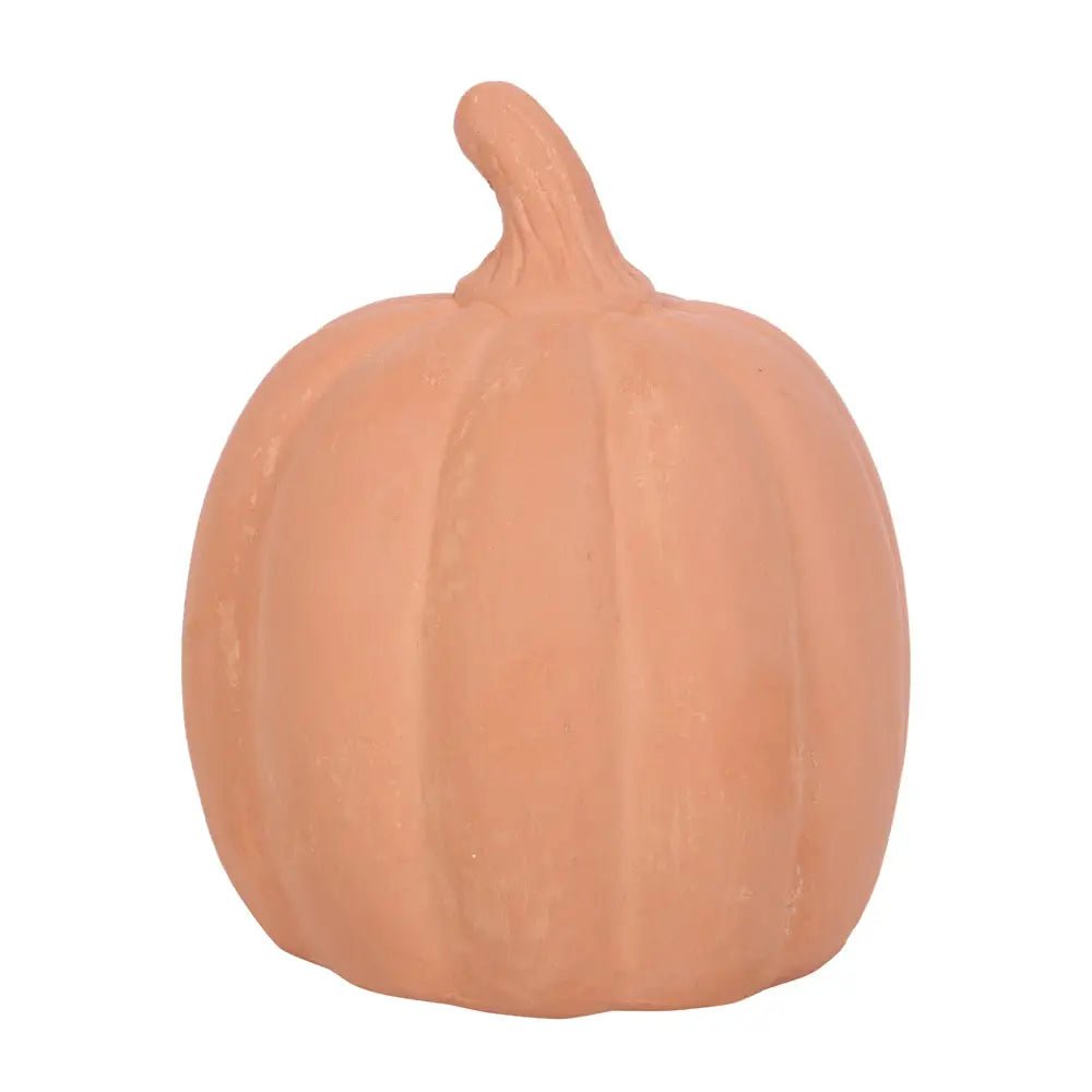 Terracotta Halloween Pumpkin Lantern - Olde Glory